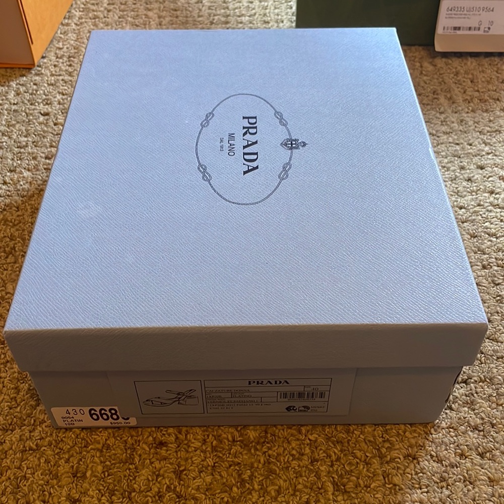 Prada shoebox